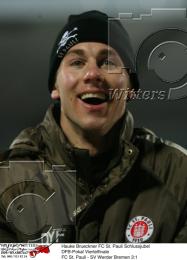 25.01.2006, Hamburg, Hauke Brueckner FC St. Pauli Schlussjubel DFB-P..