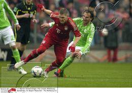                      28.01.2012  | Fussball Bundesliga Bayern Muenchen - VfL Wolfsburg