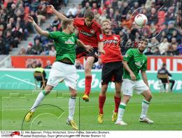              27.04.2013 | Fussball Bundesliga Bayer 04 Leverkusen - SV Werder Bremen