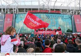                         12.-13.05.2013 | Fussball England Meisterfeier Manchester United