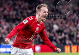          26.03.2026 | Fussball WM-Qualifikation Play-Offs Daenemark - Nordmazedonien